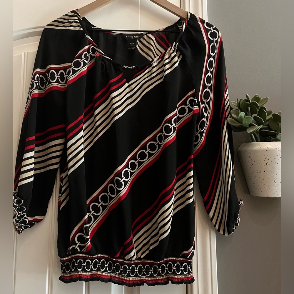 WHBM silk top